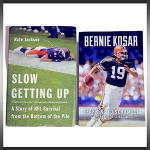 NFL Football Books Bernie Kosar Nate Jackson